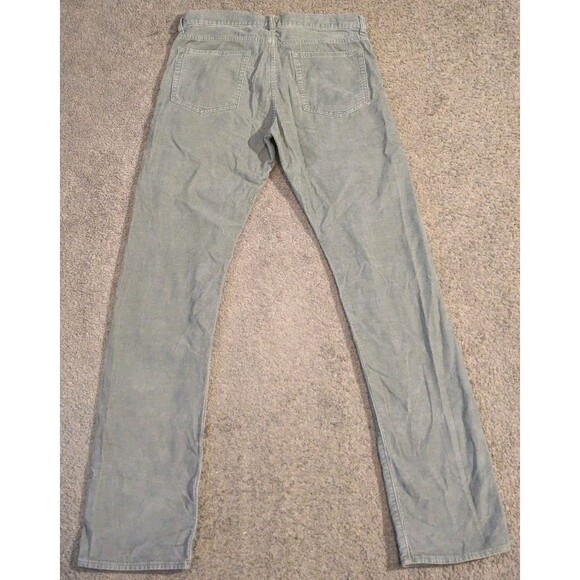 J.Crew 770 Straight Fit Gray Corduroy Chino Pants Men's 32x34 - Picture 2 of 5